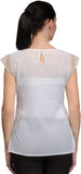 Hichkii Casual Cape Sleeve Embroidered Women's Top