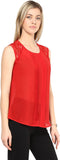Martini Party Sleeveless Solid Women's Top