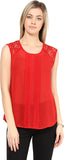 Martini Party Sleeveless Solid Women's Top