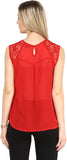 Martini Party Sleeveless Solid Women's Top