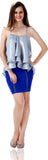 Miss Chase Party Sleeveless Solid Women's Top