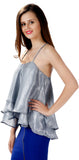 Miss Chase Party Sleeveless Solid Women's Top