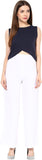 Miss Chase Casual Sleeveless Solid Women's Top