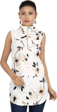 Maggie Party Sleeveless Floral Print Women's Top