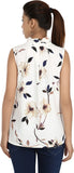 Maggie Party Sleeveless Floral Print Women's Top