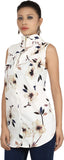 Maggie Party Sleeveless Floral Print Women's Top