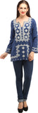 My Addiction Casual Full Sleeve Embroidered Women's Top