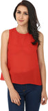 Forever Fashion Casual Sleeveless Solid Women's Top