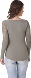 NOD Casual Full Sleeve Solid Women's Top