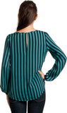 Nun Casual Full Sleeve Striped Women's Top