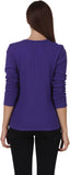 One Femme Formal, Party Full Sleeve Solid Women's Top