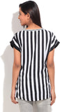 People Casual Short Sleeve Printed Women's Top