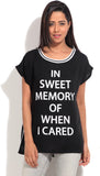 People Casual Short Sleeve Printed Women's Top