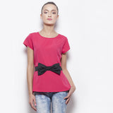 Popnetic Casual Short Sleeve Solid Women's Top