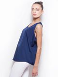 Popnetic Casual Sleeveless Solid Women's Top