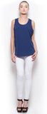 Popnetic Casual Sleeveless Solid Women's Top