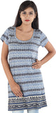 Megha Casual Short Sleeve Printed Women's Top