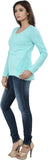No Code Party Full Sleeve Solid Women's Top