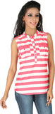 Life by Shoppers Stop Casual Sleeveless Solid Women's Top