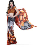 RadadiyaTRD Embriodered Bollywood Georgette Sari