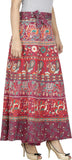 Wisegirls Printed Women's Wrap Around Skirt