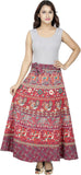 Wisegirls Printed Women's Wrap Around Skirt