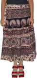 Pezzava Printed Women's Wrap Around Skirt