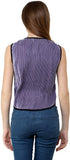 Shilpkala Casual Sleeveless Self Design Women's Top