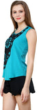 Shilpkala Casual Sleeveless Embellished Women's Top