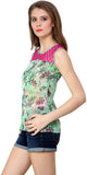 Shilpkala Casual Sleeveless Printed Women's Top
