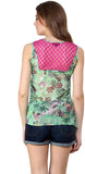 Shilpkala Casual Sleeveless Printed Women's Top