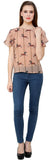 Shilpkala Casual Bell Sleeve Printed Women's Top