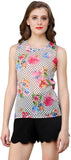 Shilpkala Casual Sleeveless Printed Women's Top