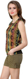 Shilpkala Casual Sleeveless Printed Women's Top