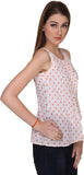 Co.in Casual Sleeveless Printed Women's Top