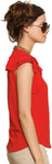 Zink London Casual Short Sleeve Solid Women's Top