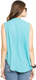 Zink London Casual Sleeveless Solid Women's Top