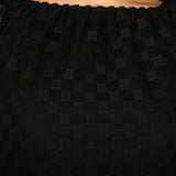 Svt Ada Collections Party 3/4 Sleeve Checkered Women's Top