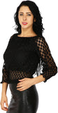 Svt Ada Collections Party 3/4 Sleeve Checkered Women's Top