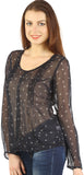 Ozel Studio Casual Full Sleeve Printed Women's Top