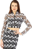 Ozel Studio Casual Full Sleeve Floral Print Women's Top