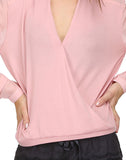 Ozel Studio Casual Full Sleeve Solid Women's Top