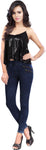 Urban Fashion Bank Casual, Party, Festive, Lounge Wear Sleeveless Embellished Women's Top