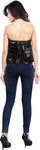 Urban Fashion Bank Casual, Party, Festive, Lounge Wear Sleeveless Embellished Women's Top