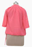 Tapyti Casual 3/4 Sleeve Solid Women's Top