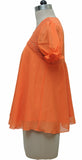 Tapyti Casual Short Sleeve Solid Women's Top