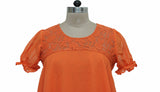 Tapyti Casual Short Sleeve Solid Women's Top