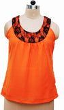 Tapyti Casual Sleeveless Solid Women's Top