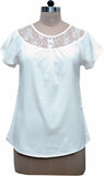 Tapyti Casual Short Sleeve Solid Women's Top
