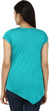 TeeMoods Casual Short Sleeve Solid Women's Top